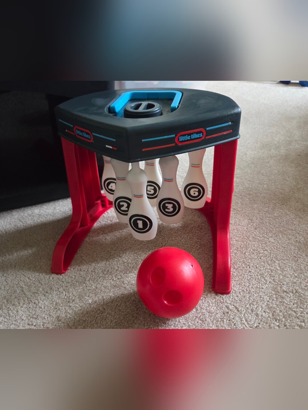 Little Tikes My First Bowling Set One Ball With Reset Button 6 Pins